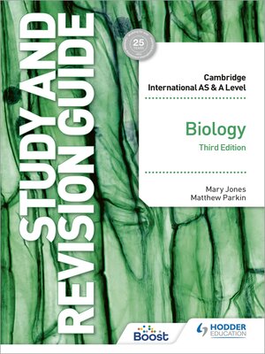 cover image of Cambridge International AS/A Level Biology Study and Revision Guide